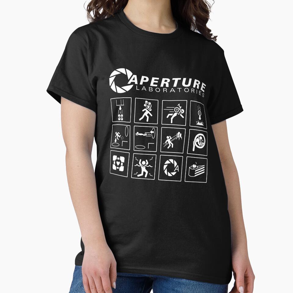 Aperture Science Labs Portal Game by Axtoria Emporium T-Shirts, Hoodie, Sweatshirt | BlankRebels.com (Image 2)