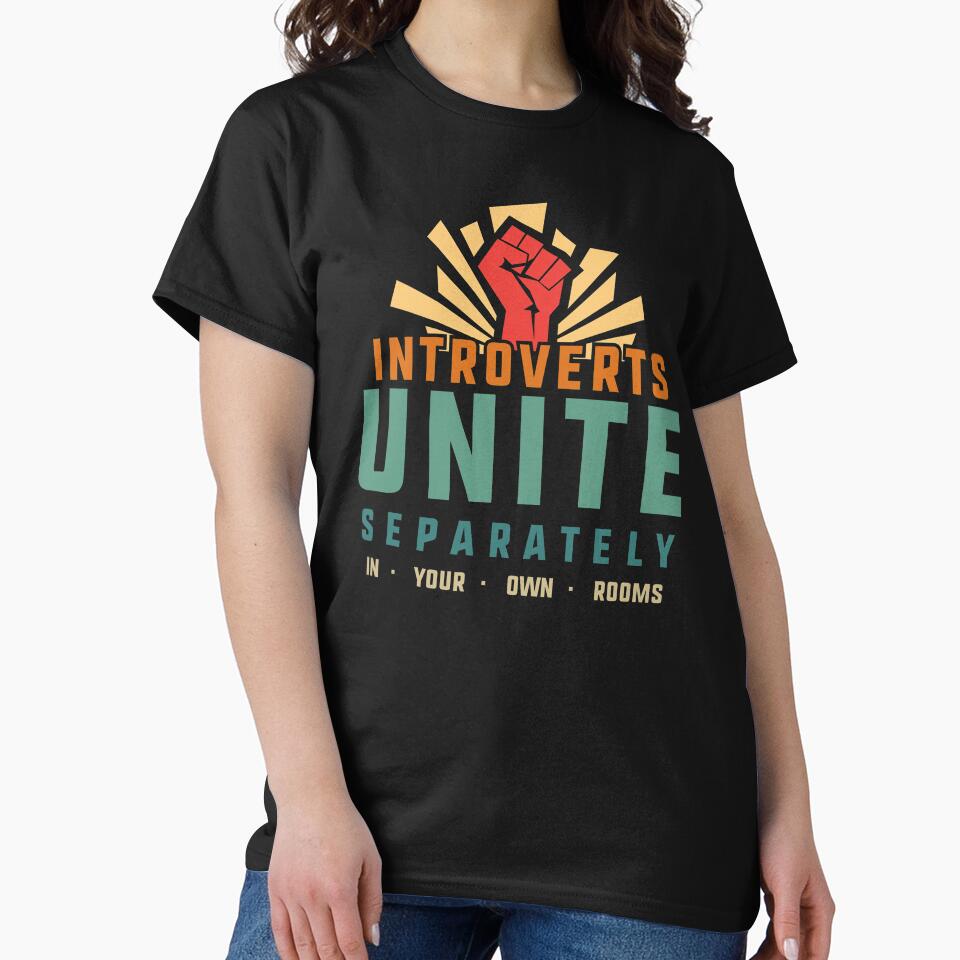 Introverts Unite Separately by peaktee T-Shirts, Hoodie, Sweatshirt | BlankRebels.com (Image 2)