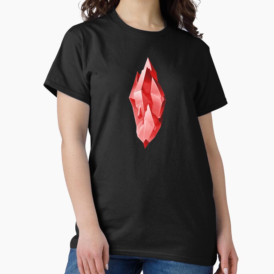 Red Crystal Gem: Crystal Collection by Carter Schmidt T-Shirts, Hoodie, Sweatshirt | BlankRebels.com (Image 2)