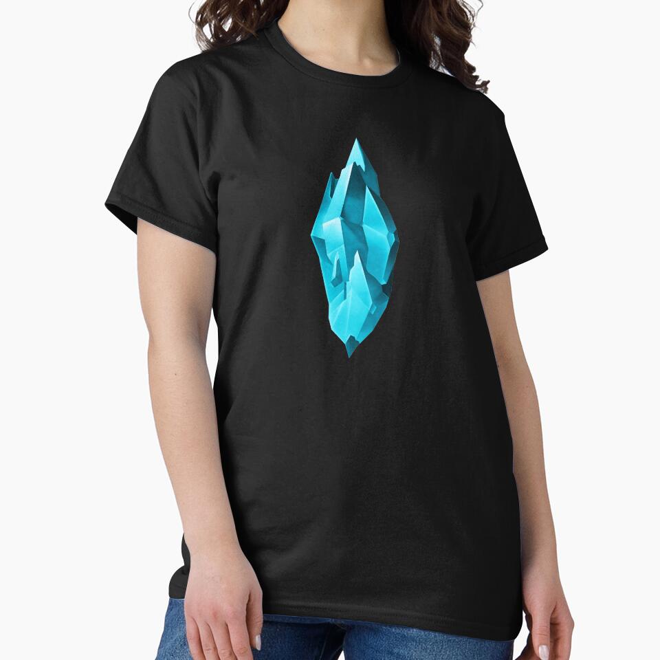 Blue Crystal Gem: Crystal Collection by Carter Schmidt T-Shirts, Hoodie, Sweatshirt | BlankRebels.com (Image 2)