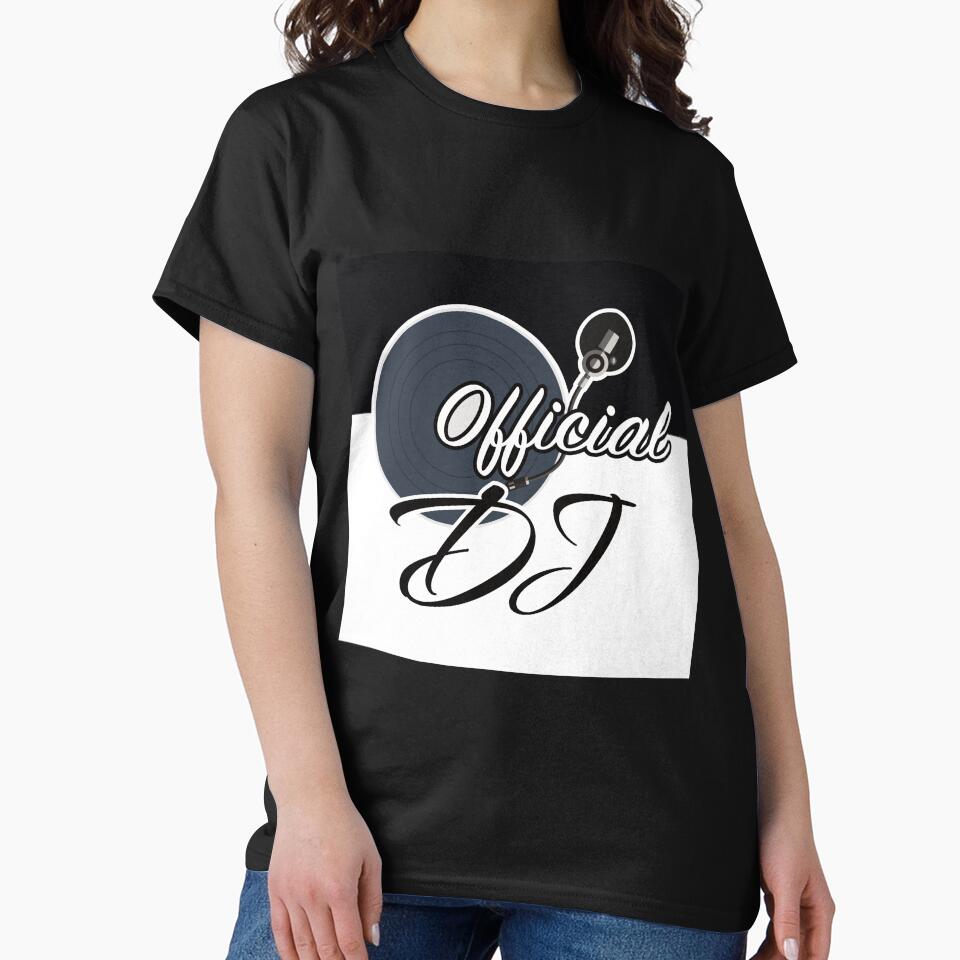 Official DJ design - With Black and White Background by onjcdesign T-Shirts, Hoodie, Sweatshirt | BlankRebels.com (Image 2)