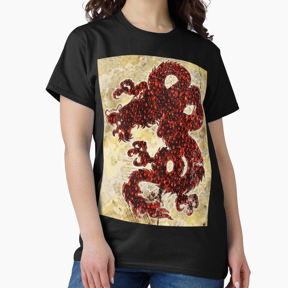Abstract color print red dragon by artdragongift 15 T-Shirts, Hoodie, Sweatshirt | BlankRebels.com (Image 2)