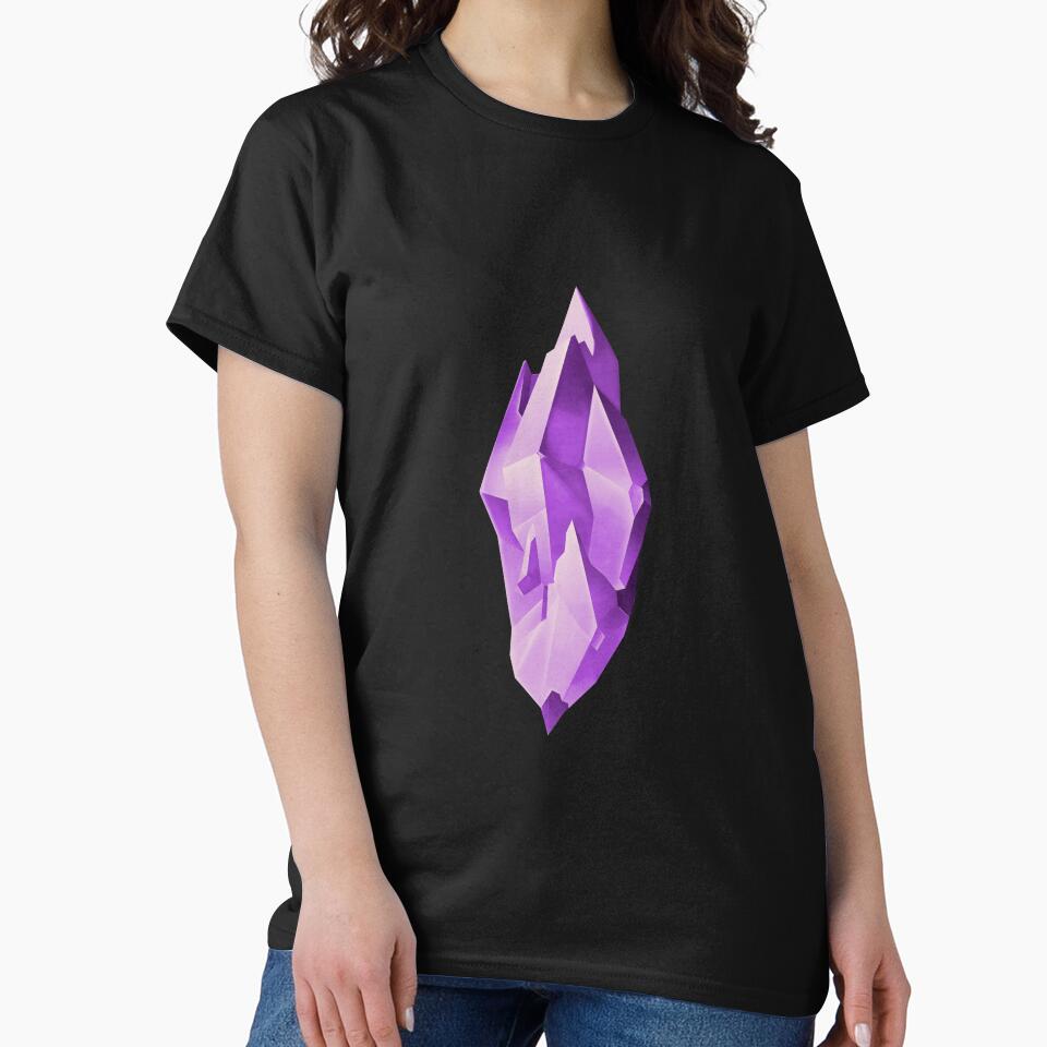 Purple Crystal Gem: Crystal Collection by Carter Schmidt T-Shirts, Hoodie, Sweatshirt | BlankRebels.com (Image 2)