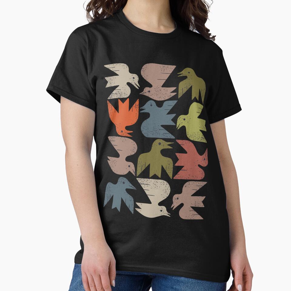 Midcentury Bird Grid by Renea L Thull T-Shirts, Hoodie, Sweatshirt | BlankRebels.com (Image 2)