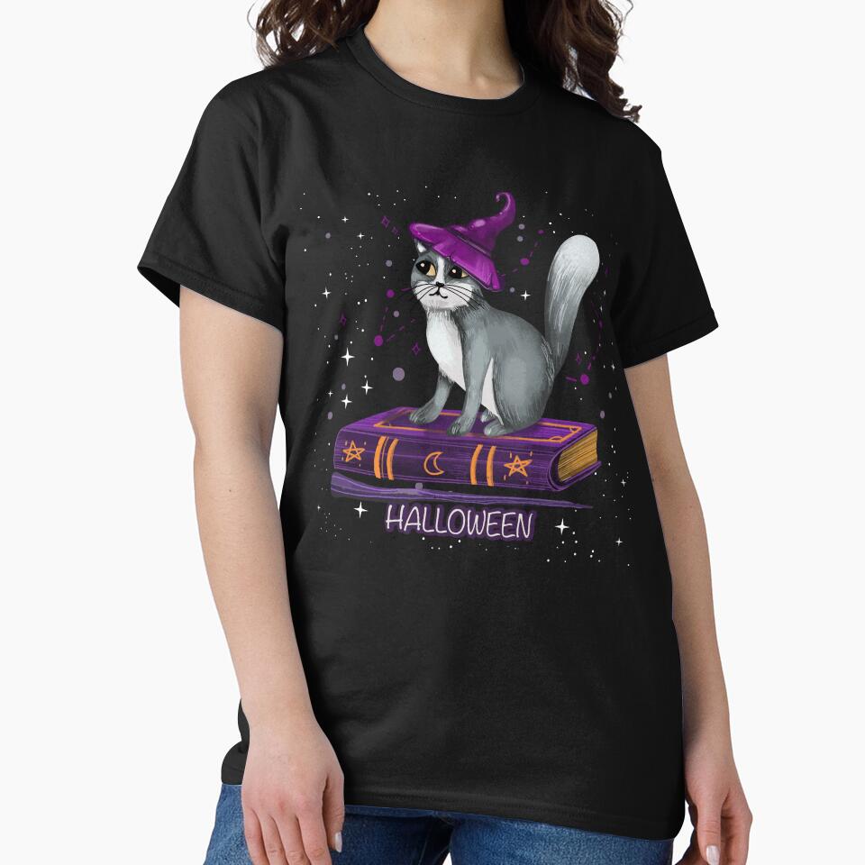 Funny Halloween Cat by Uvi-Pro T-Shirts, Hoodie, Sweatshirt | BlankRebels.com (Image 2)