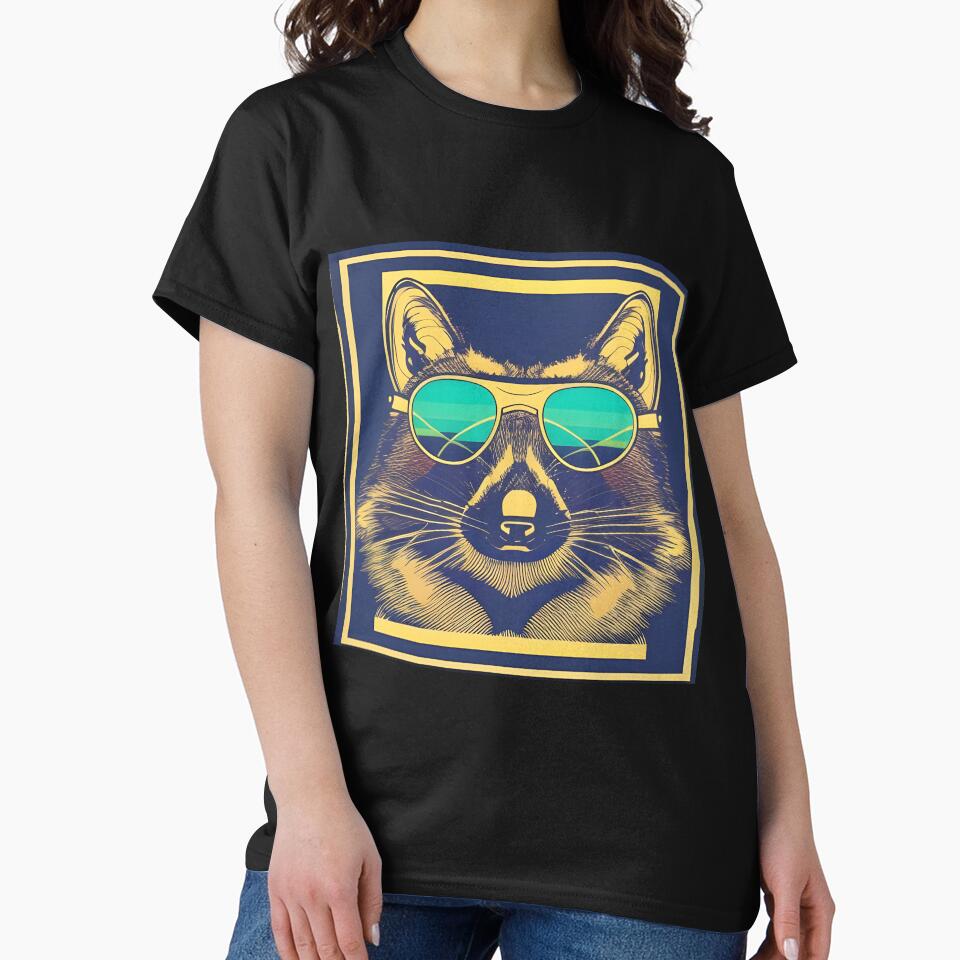 Cool Raccoon by Planetporridge T-Shirts, Hoodie, Sweatshirt | BlankRebels.com (Image 2)