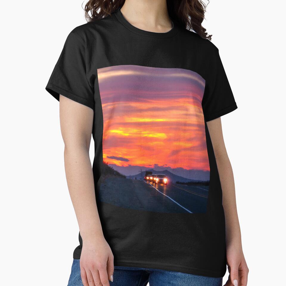 Sunset in Nevada, USA by rossacampbell T-Shirts, Hoodie, Sweatshirt | BlankRebels.com (Image 2)