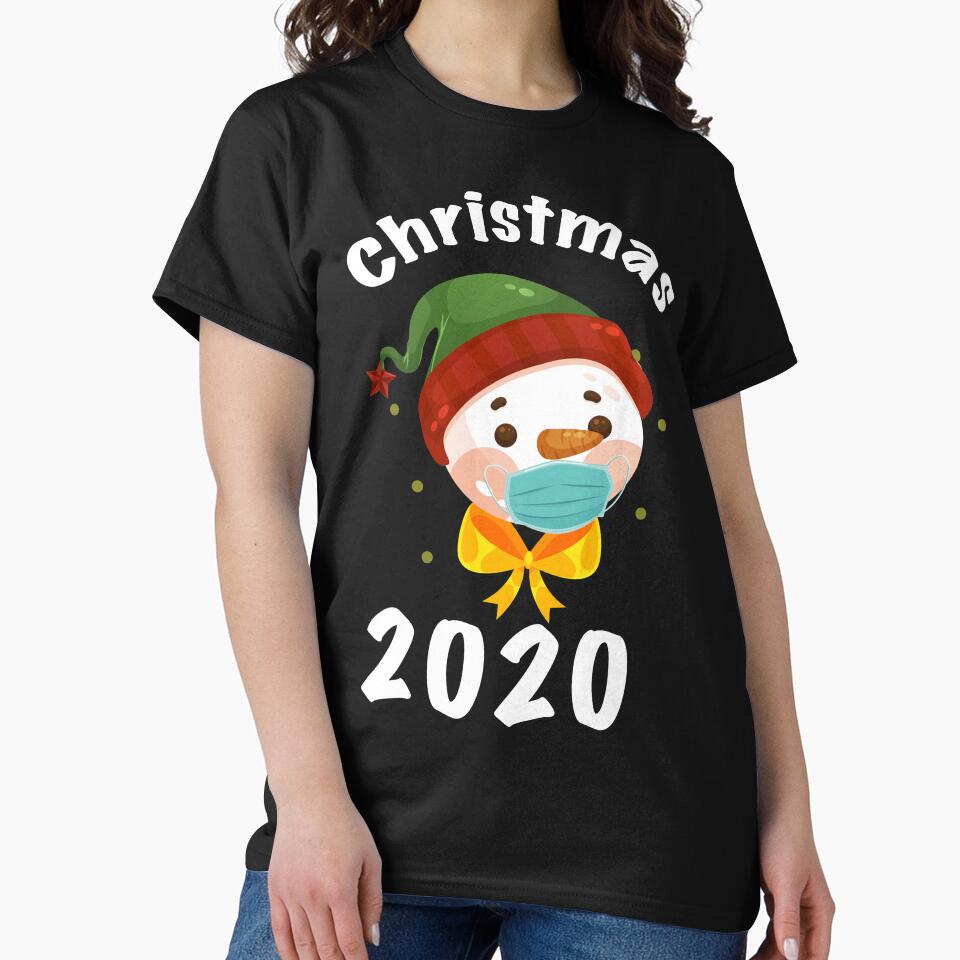 Matching Family Christmas 2020 snowman Mask by zackup T-Shirts, Hoodie, Sweatshirt | BlankRebels.com (Image 2)