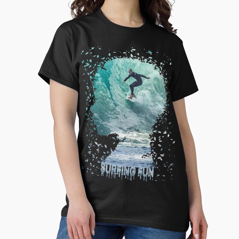 Surfing fun Swimming Surf Life by warriormen T-Shirts, Hoodie, Sweatshirt | BlankRebels.com (Image 2)
