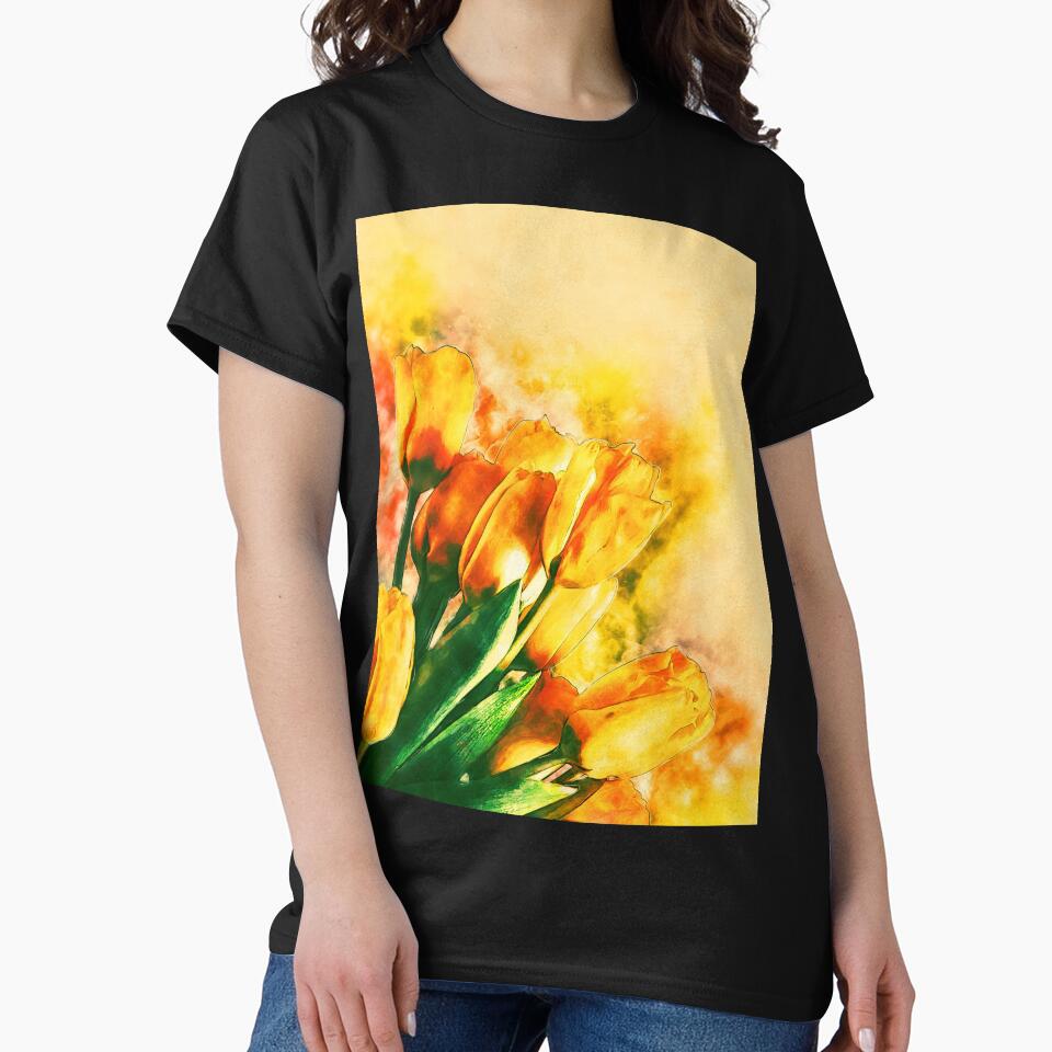 Yellow Tulips color by artdragongift 15