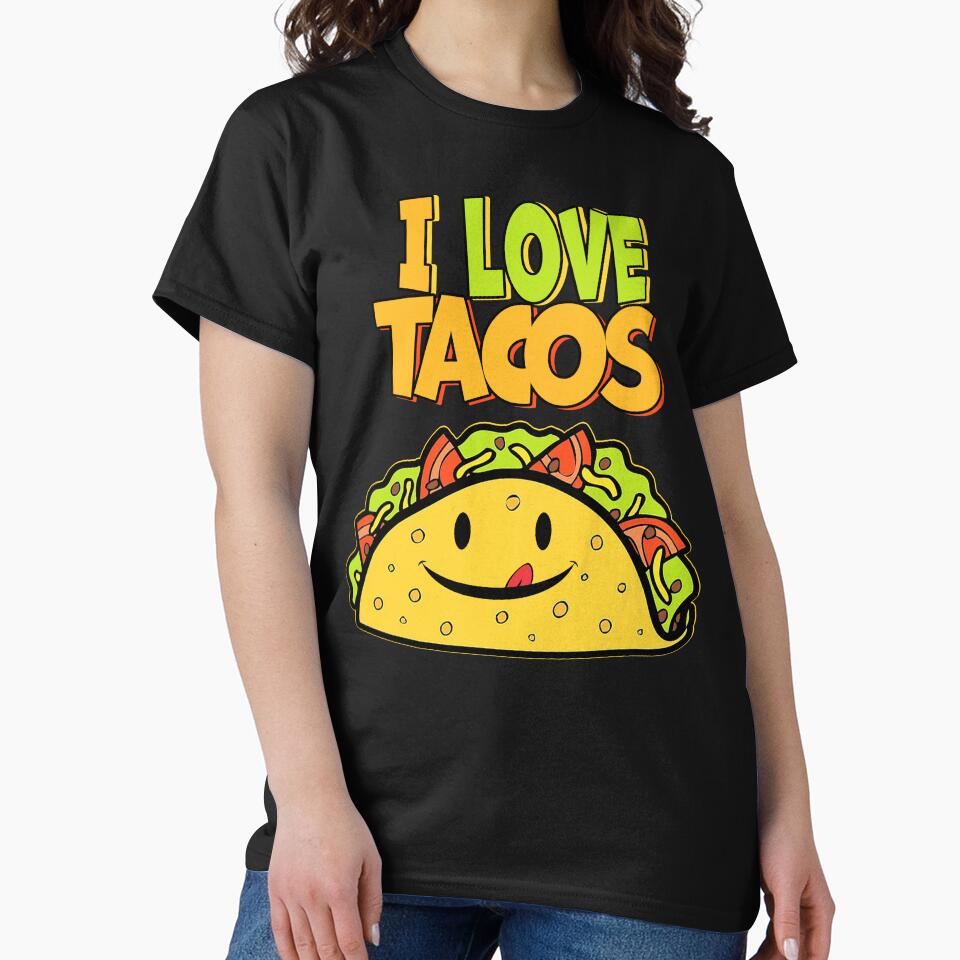 I Love Tacos by TheTaurus T-Shirts, Hoodie, Sweatshirt | BlankRebels.com (Image 2)