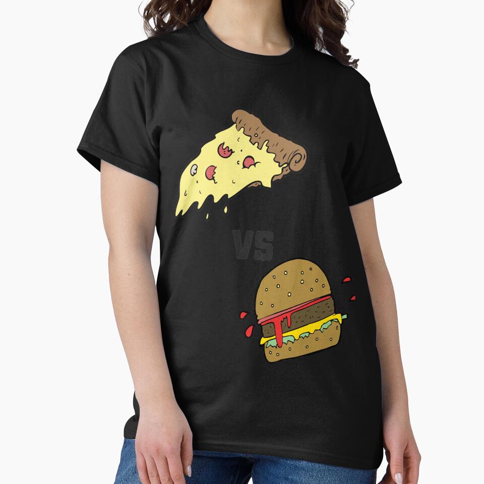 PIZZAVBURGERCOLOR by PrairieRidgeDesigns T-Shirts, Hoodie, Sweatshirt | BlankRebels.com (Image 2)