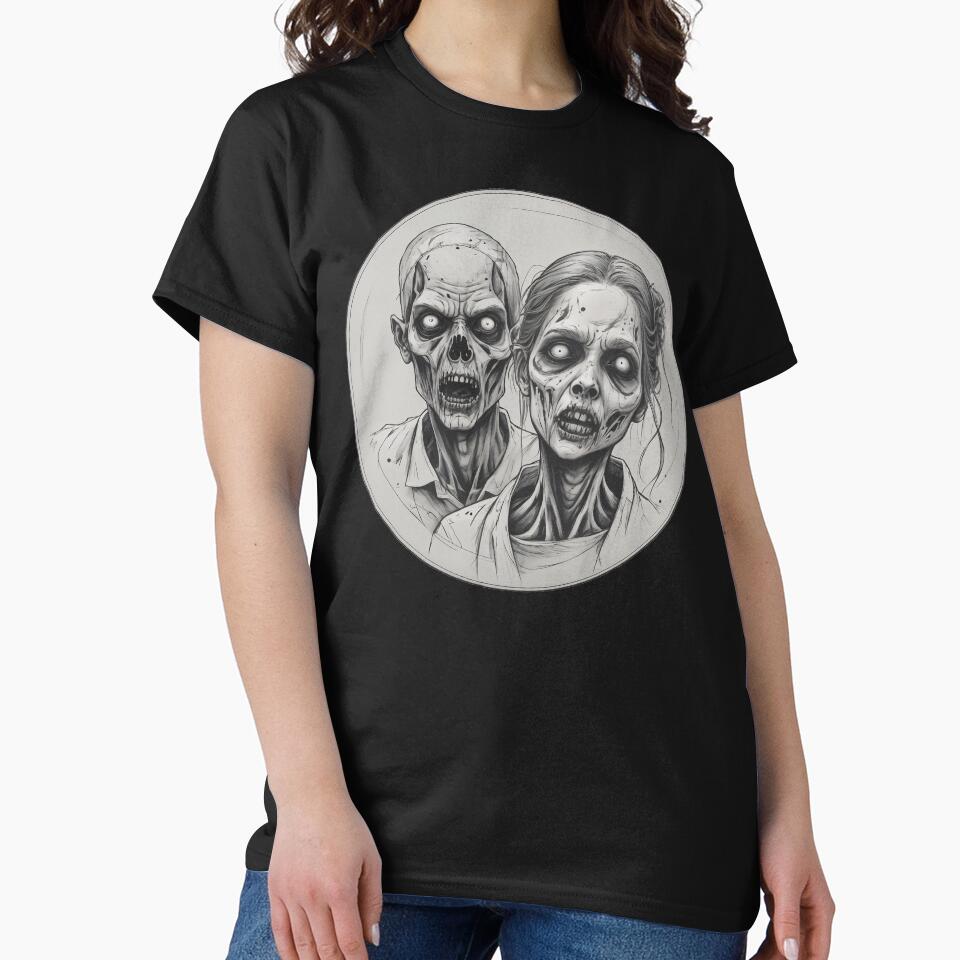 Zombie Couple - Hungry Zombies by NightTimeJ T-Shirts, Hoodie, Sweatshirt | BlankRebels.com (Image 2)