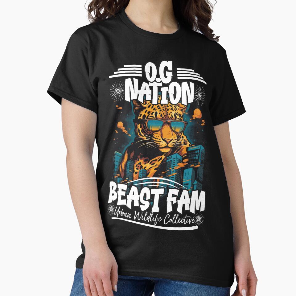 OG Nation, Beast Fam | Anime Streetwear | Hip Hop Fashion, Urban OG Nation, Beast Fam Leopard | Anime... (Image 2)