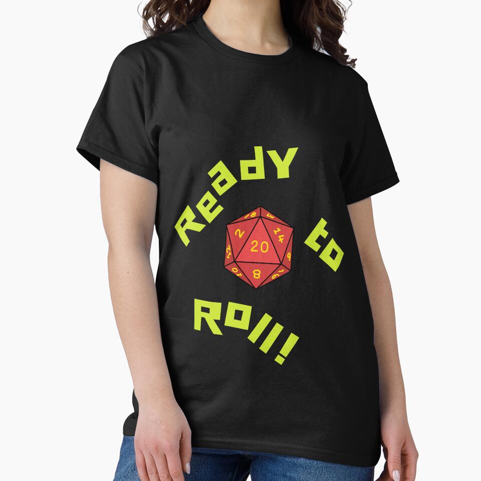 D&D ready to roll D20 by heatedstitches T-Shirts, Hoodie, Sweatshirt | BlankRebels.com (Image 2)