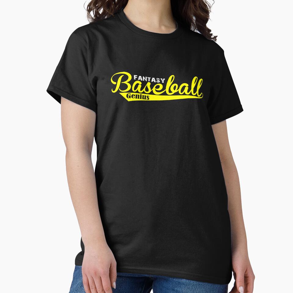 Fantasy Baseball Design Fantasy GEnius by drwigglebutts T-Shirts, Hoodie, Sweatshirt | BlankRebels.com (Image 2)