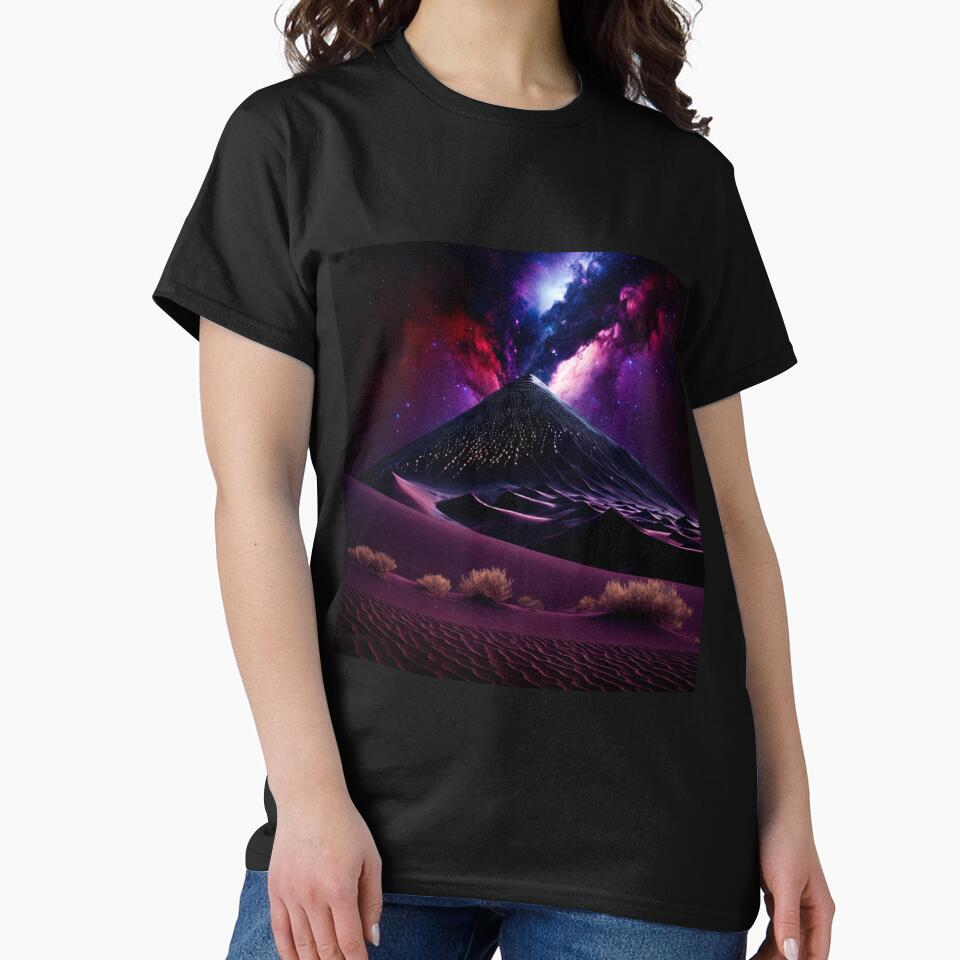 Fantasy Landscape, Pyramid Art by Fantasy Masterpiece T-Shirts, Hoodie, Sweatshirt | BlankRebels.com (Image 2)