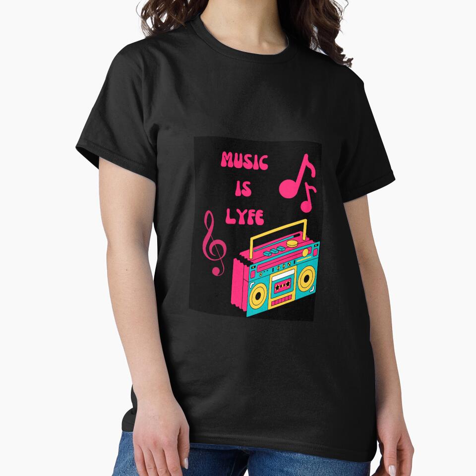 Music is Lyfe retro by courtney petersen T-Shirts, Hoodie, Sweatshirt | BlankRebels.com (Image 2)