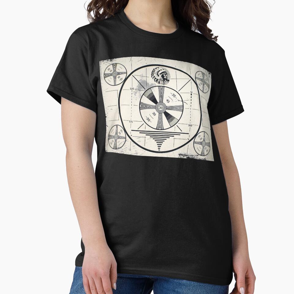 Retro TV Monoscope Test Pattern by Glimmersmith T-Shirts, Hoodie, Sweatshirt | BlankRebels.com (Image 2)