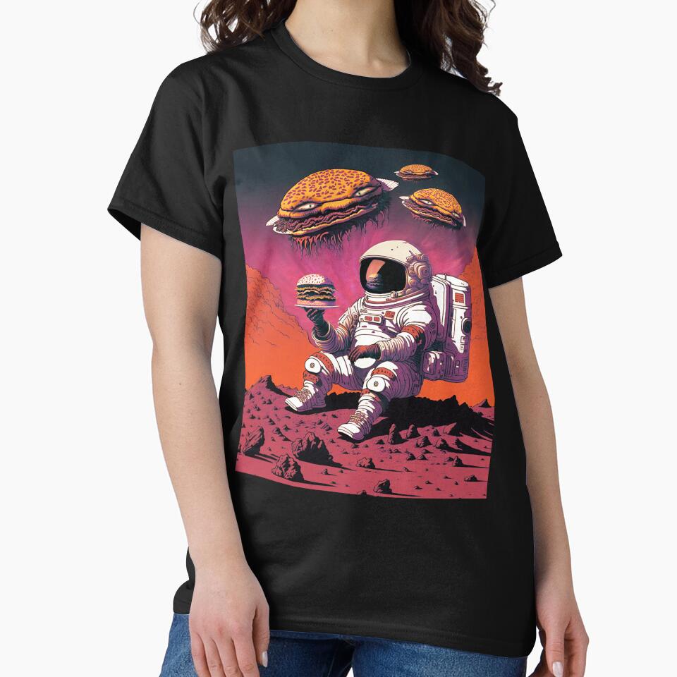 Burger Aliens by AnAzArt T-Shirts, Hoodie, Sweatshirt | BlankRebels.com (Image 2)
