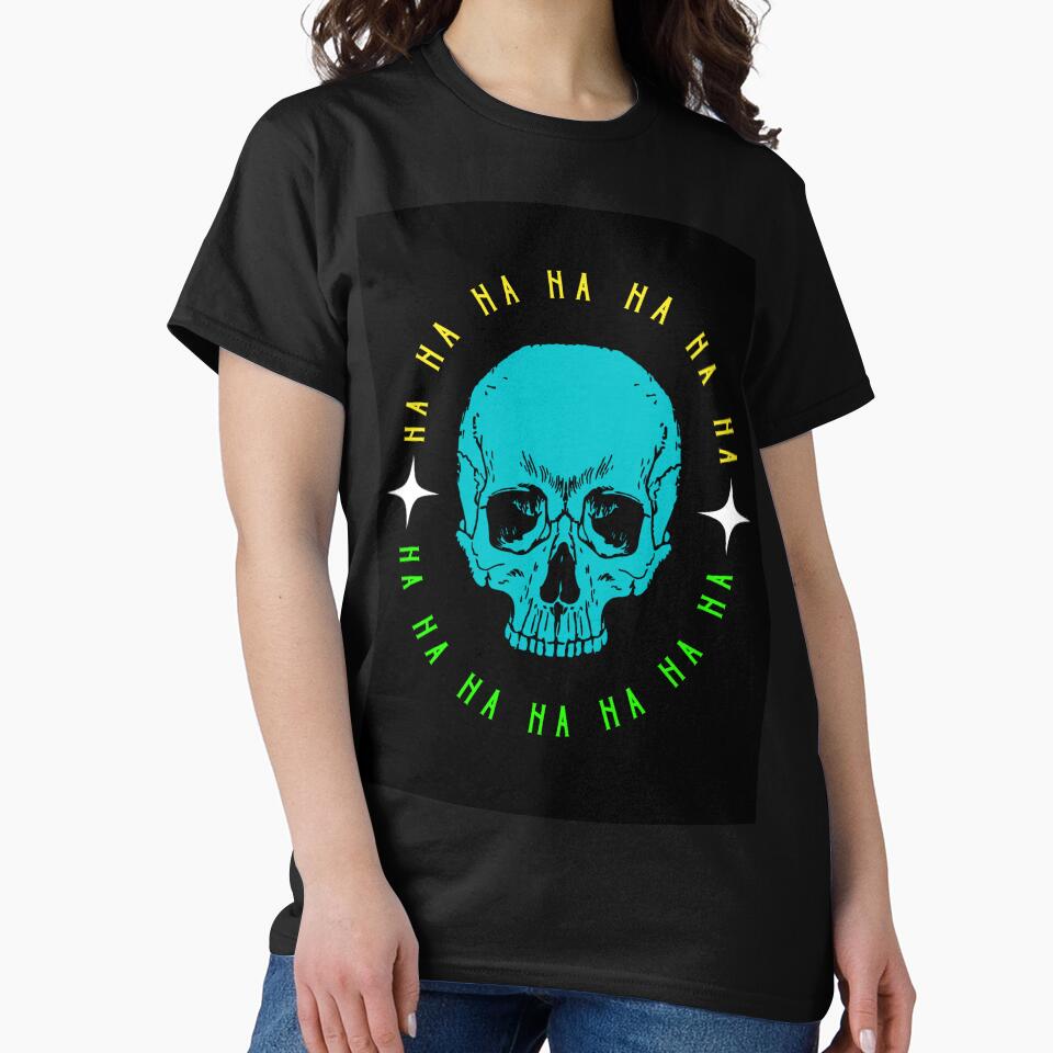 Ha Ha Ha Skull Graphic by MotionWaves T-Shirts, Hoodie, Sweatshirt | BlankRebels.com (Image 2)