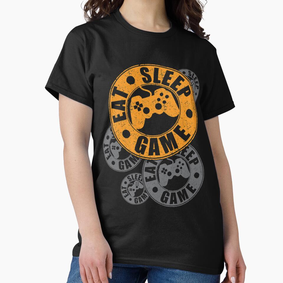 Eat sleep game by GameOnGifts T-Shirts, Hoodie, Sweatshirt | BlankRebels.com (Image 2)