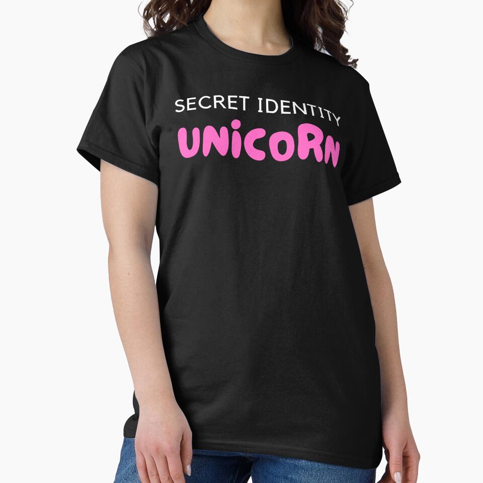 Secret Identity: Unicorn by avejane T-Shirts, Hoodie, Sweatshirt | BlankRebels.com (Image 2)