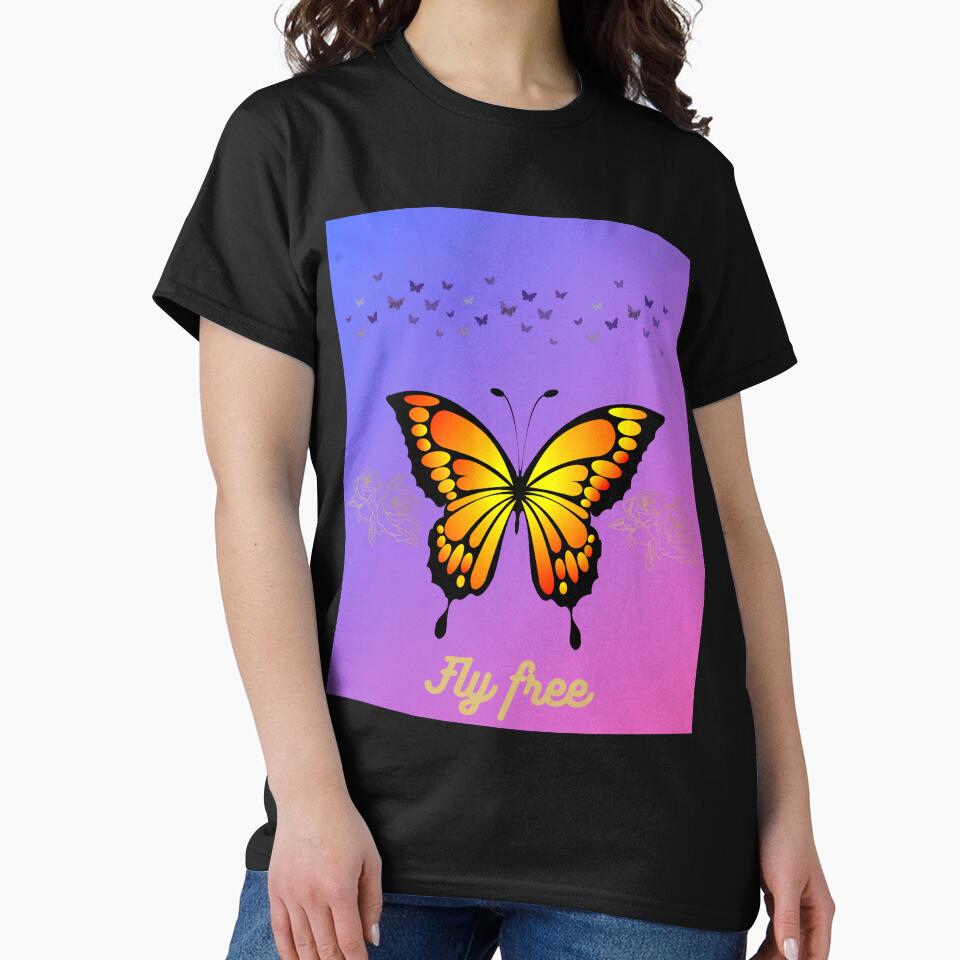 butterfly by HappiQuest Studio T-Shirts, Hoodie, Sweatshirt | BlankRebels.com (Image 2)
