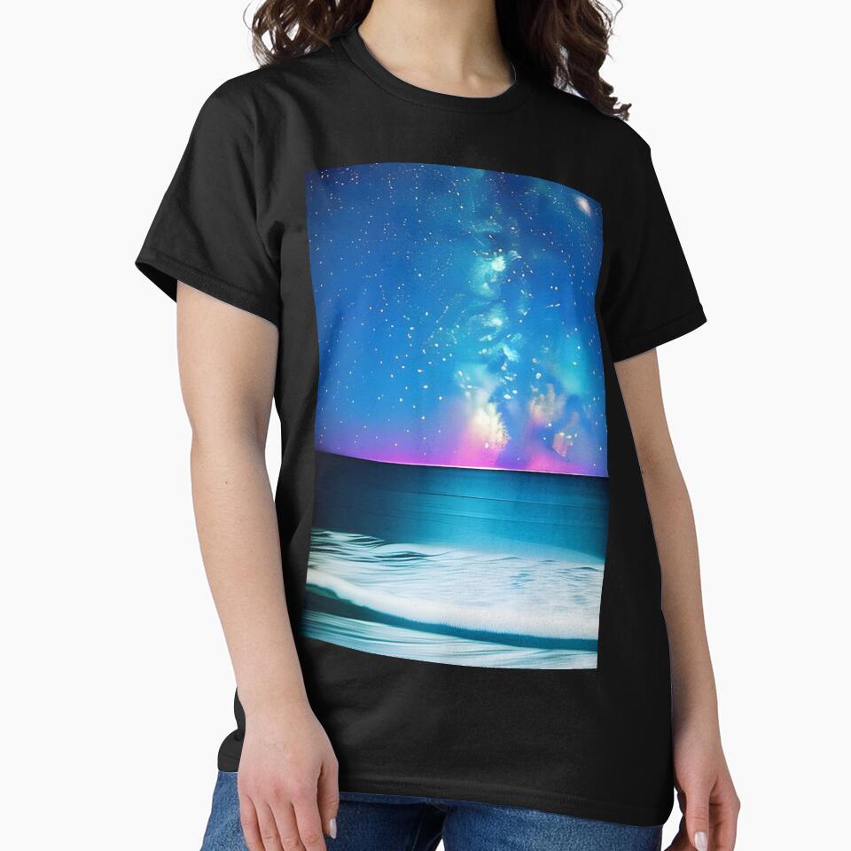 STARRY NIGHT OVER THE OCEAN by Steven  LaRussa T-Shirts, Hoodie, Sweatshirt | BlankRebels.com (Image 2)
