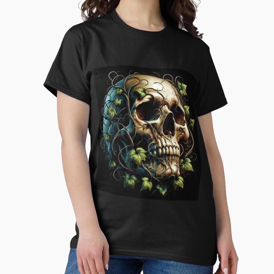 Skull Grape Vines by Topmaxdesign T-Shirts, Hoodie, Sweatshirt | BlankRebels.com (Image 2)