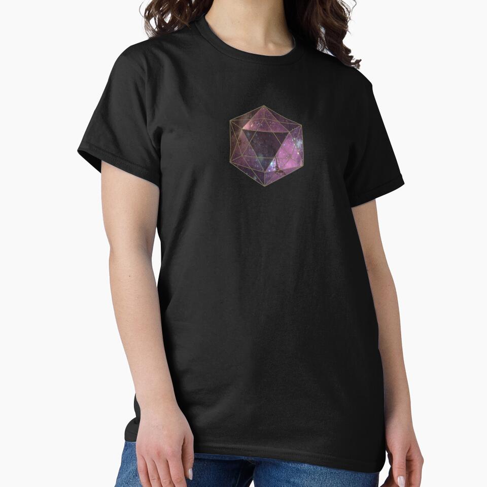 Starred sky geometry concept: a crystal purple heart by Blacklinesw9 T-Shirts, Hoodie, Sweatshirt | BlankRebels.com (Image 2)