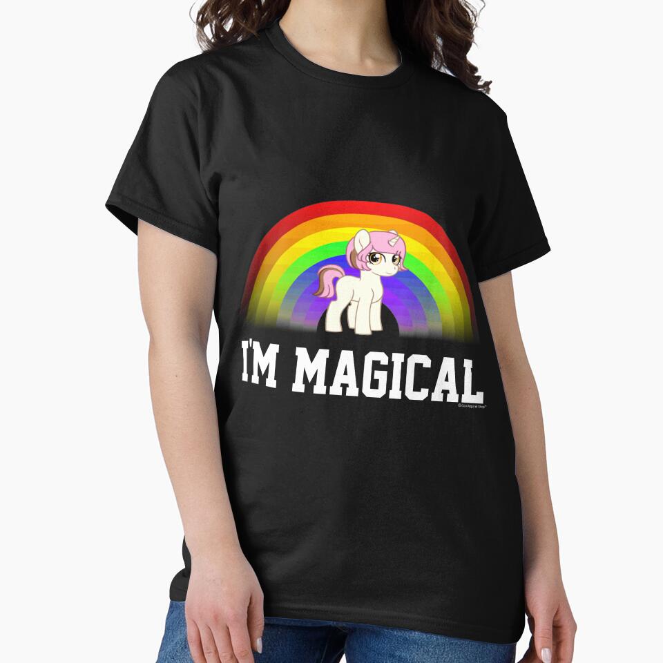 Im Magical Unicorn with Rainbow Shirt by CoolApparelShop