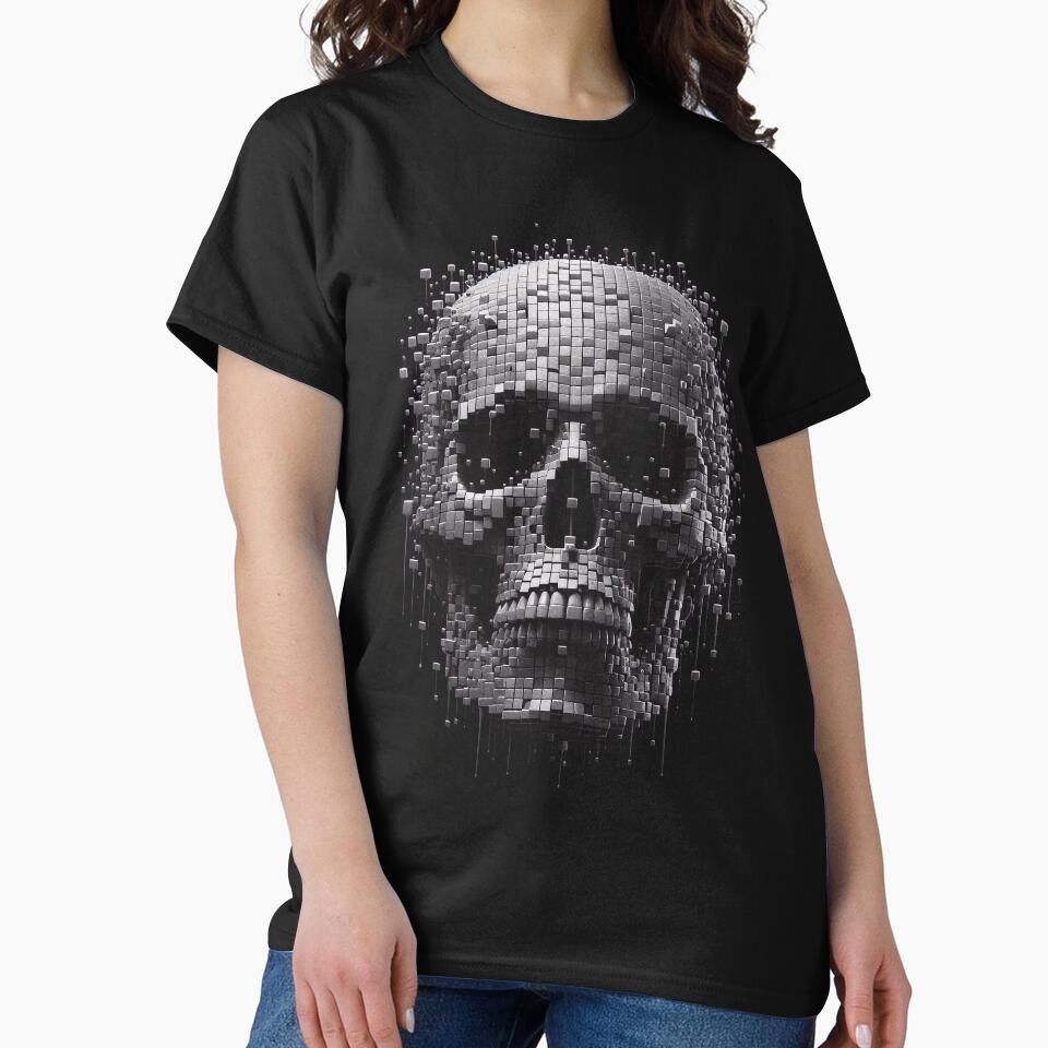 Metal Cubes Skull by Topmaxdesign T-Shirts, Hoodie, Sweatshirt | BlankRebels.com (Image 2)