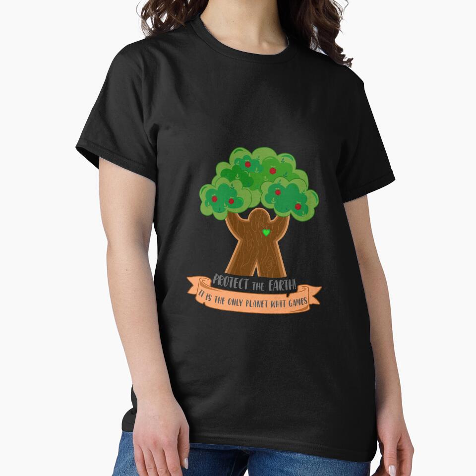 PROTECT the EARTH! it is only planet with GAMES by AventurerosLúdicos T-Shirts, Hoodie, Sweatshirt (Image 2)