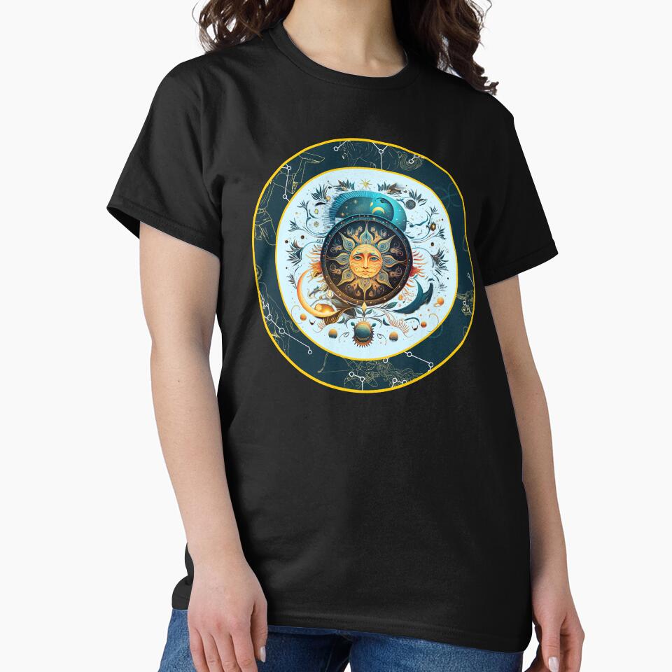 Celestial Sun and Moon by MysticOzzy T-Shirts, Hoodie, Sweatshirt | BlankRebels.com (Image 2)