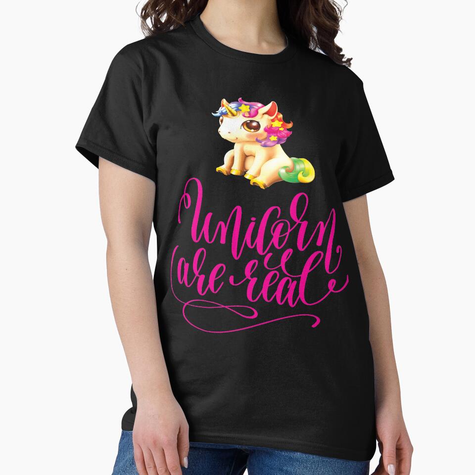 Unicorn Are Real  Kid Art Inspirational Quote by ProjectX23 T-Shirts, Hoodie, Sweatshirt | BlankRebels.com (Image 2)
