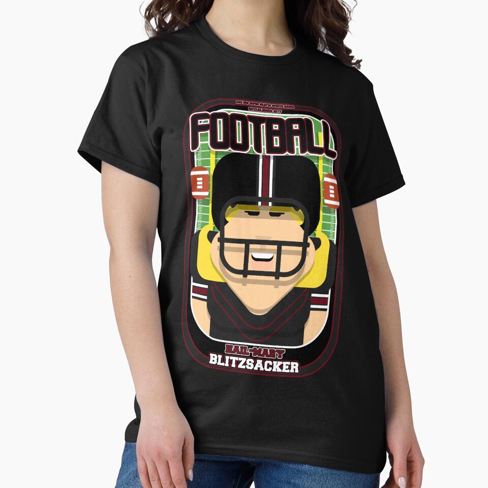 American Football Black and Maroon - Hail-Mary Blitzsacker - Hazel version by boxedspaper T-Shirts, Hoodie,... (Image 2)