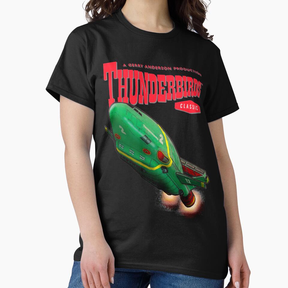 My fifth piece of Gerry Anderson Thunderbirds fan art. by Frankie Doodles! T-Shirts, Hoodie, Sweatshirt (Image 2)