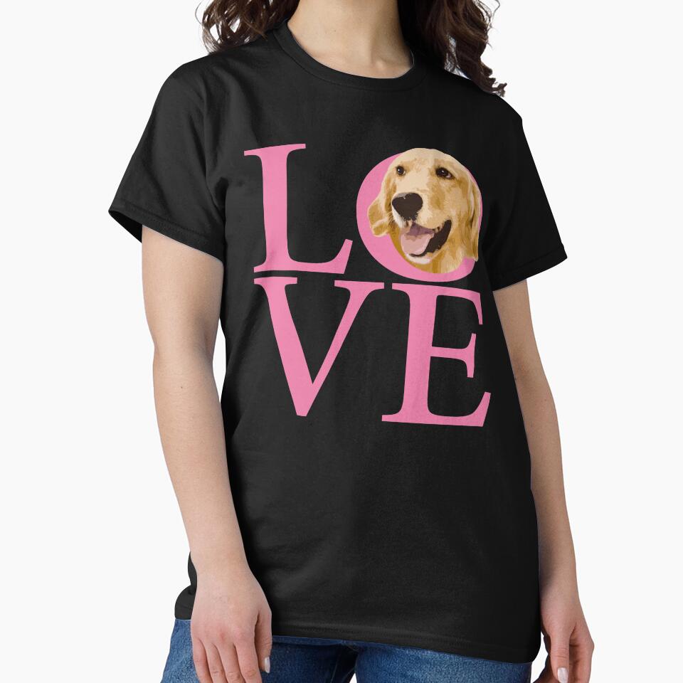 Love Golden Retriever by Futurebeachbum T-Shirts, Hoodie, Sweatshirt | BlankRebels.com (Image 2)