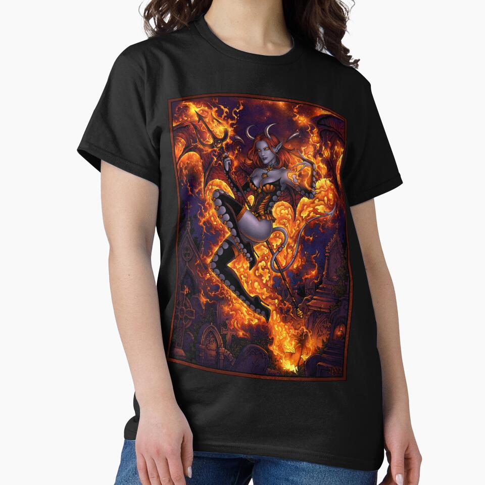 Fire of Halloween by Candra Gloomblade T-Shirts, Hoodie, Sweatshirt | BlankRebels.com (Image 2)