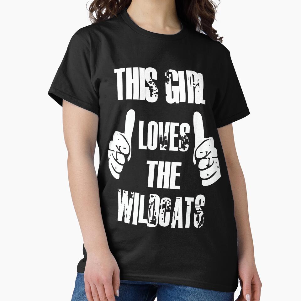 This girl loves the wildcats Cat T Shirt by URBANBOX