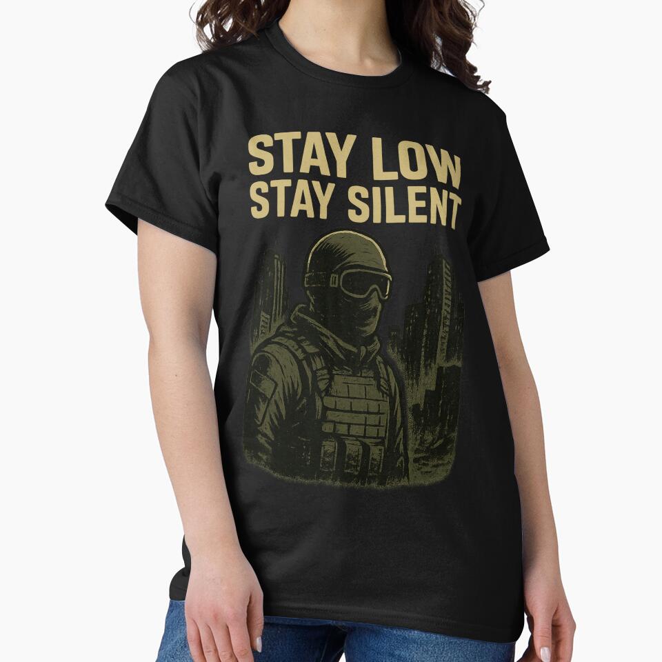 Stay low stay silent by Tactical Override T-Shirts, Hoodie, Sweatshirt | BlankRebels.com (Image 2)
