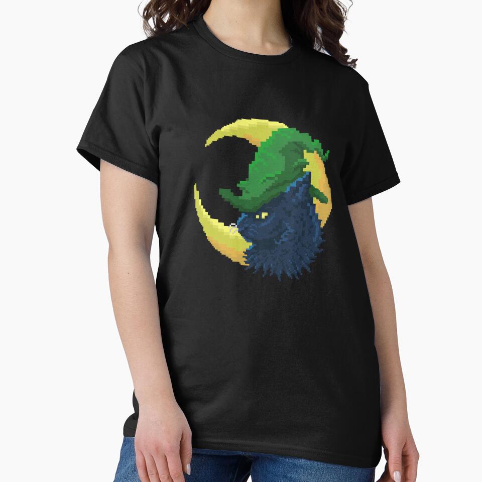 Pixel Art Black Cat by wolfkin-design T-Shirts, Hoodie, Sweatshirt | BlankRebels.com (Image 2)