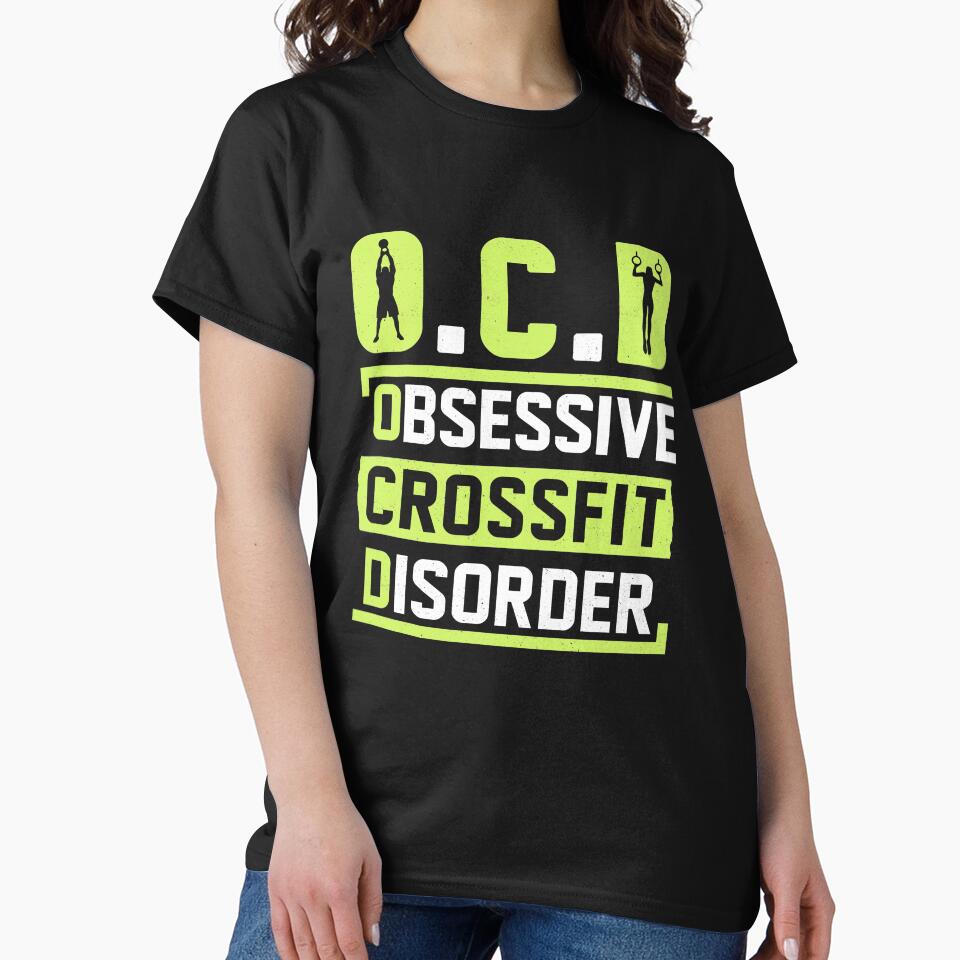 OCD - Obsessive Crossfit Disorder by Henzaga T-Shirts, Hoodie, Sweatshirt | BlankRebels.com (Image 2)
