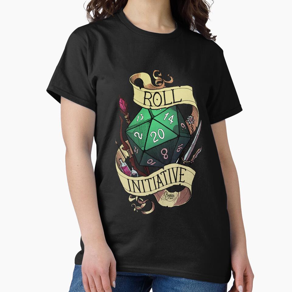 Roll Initiative by Stivaktis Art T-Shirts, Hoodie, Sweatshirt | BlankRebels.com (Image 2)