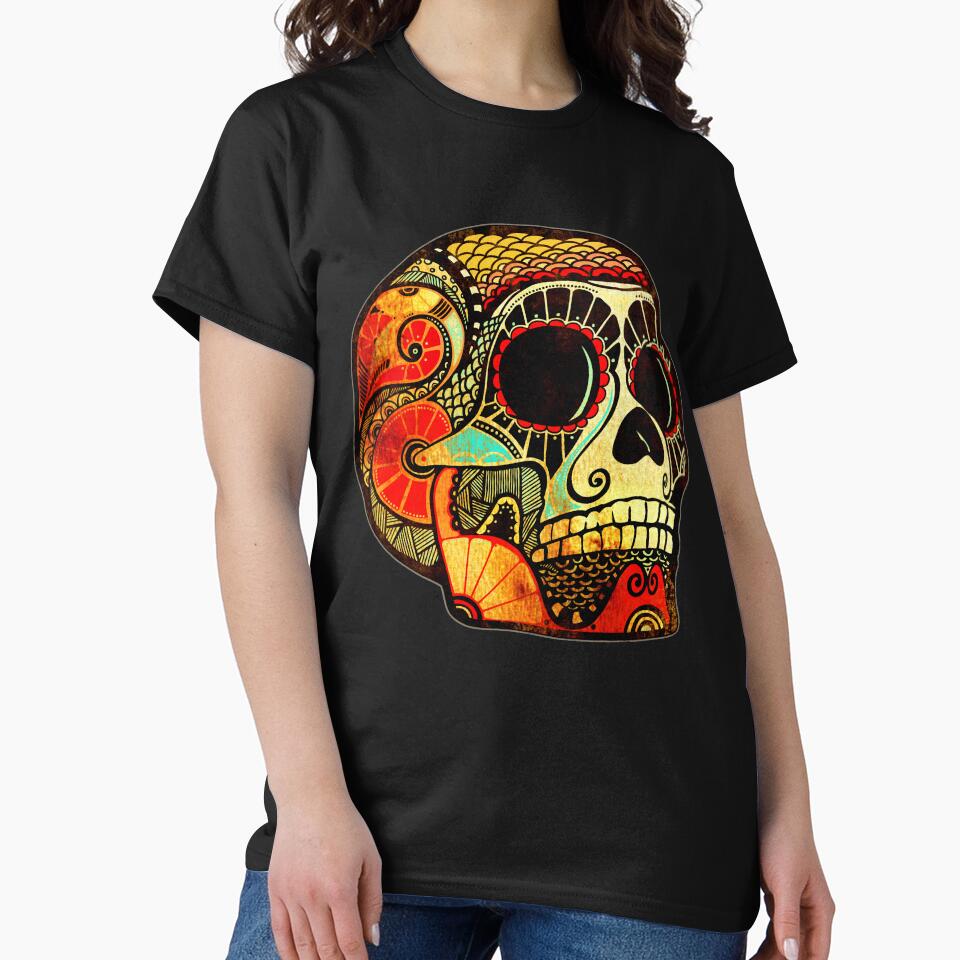 Grunge Skull by KerstinSchoene T-Shirts, Hoodie, Sweatshirt | BlankRebels.com (Image 2)