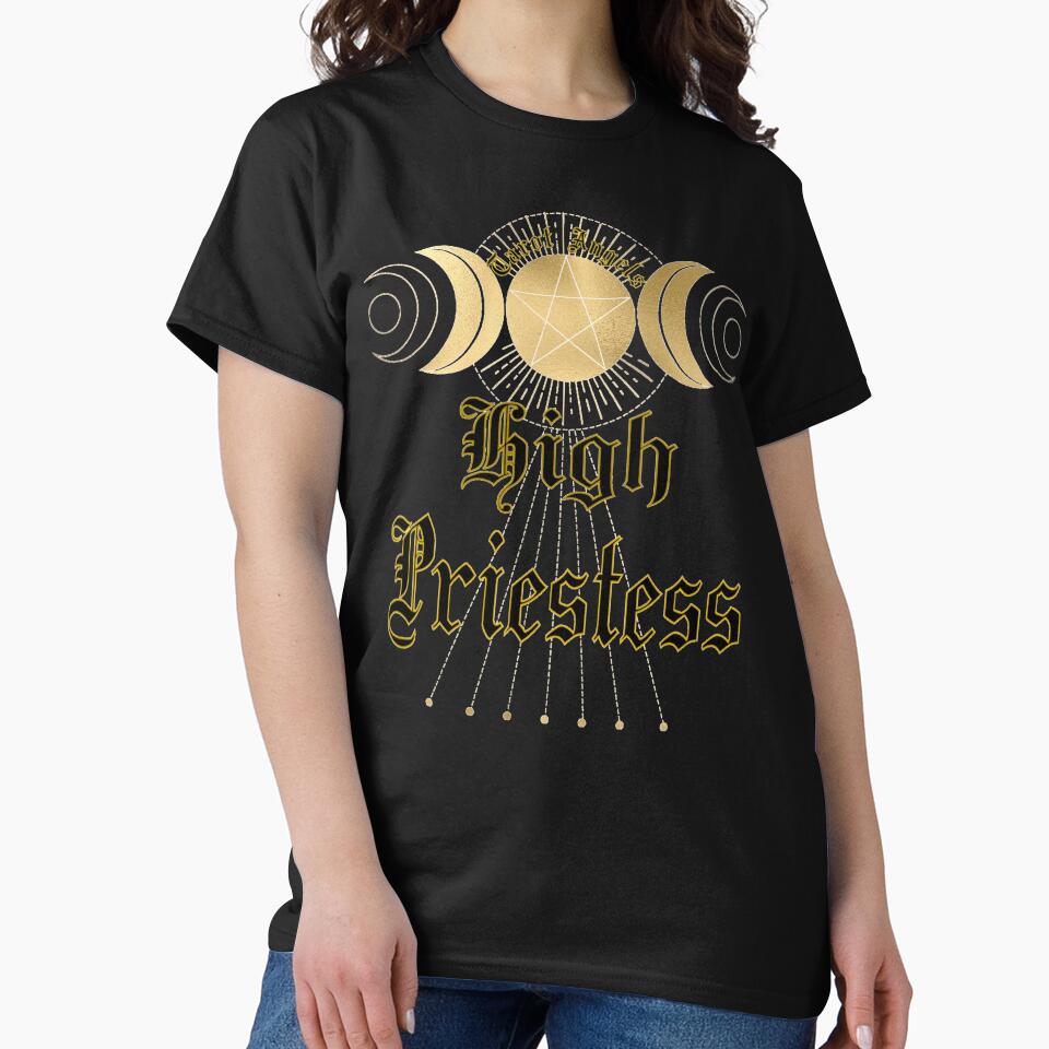 "Mystic Wisdom Unveiled, High Priestess of the Tarot" by MysticOzzy T-Shirts, Hoodie, Sweatshirt | BlankRebels.com (Image 2)