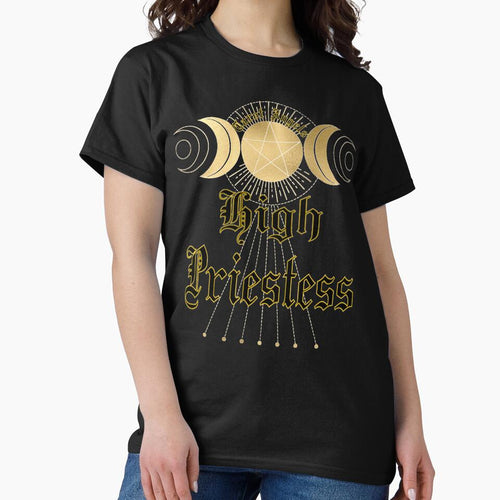 "Mystic Wisdom Unveiled, High Priestess of the Tarot" by MysticOzzy T-Shirts, Hoodie, Sweatshirt | BlankRebels.com (Image 2)