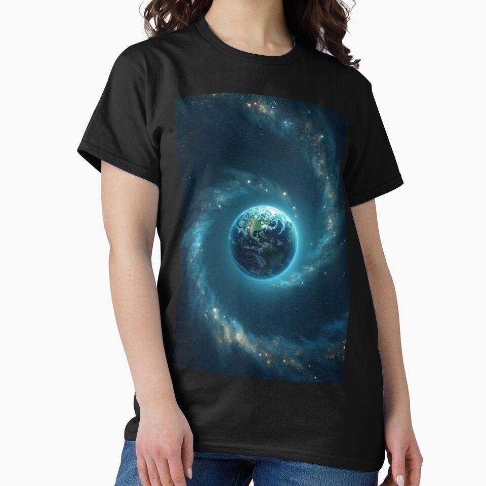 Earth in the space by Creative Visualize T-Shirts, Hoodie, Sweatshirt | BlankRebels.com (Image 2)