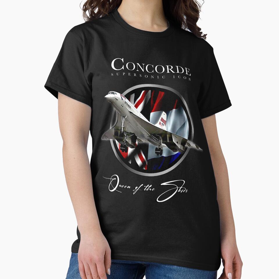 Concorde Supersonic British French Legendary Aircraft T-Shirts, Hoodie, Sweatshirt